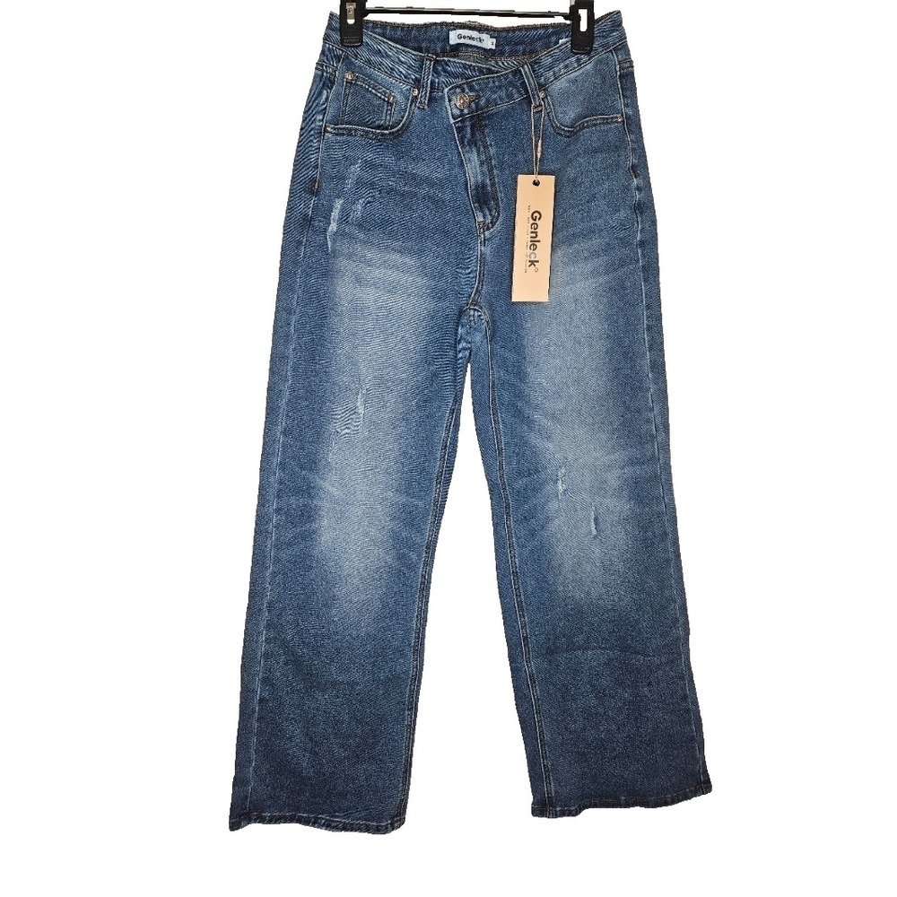 Genie C.K. Womens 10 Bootcut Jeans NWT High Rise Y2K Western Boho Stretch